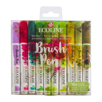 stilouri pentru acuarela ecoline brush pen botanic ro rtl11509804