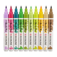 stilouri pentru acuarela ecoline brush pen botanic ro rtl11509804