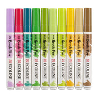 stilouri pentru acuarela ecoline brush pen botanic ro rtl11509804