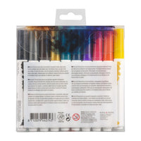 stilouri pentru acuarela ecoline brush pen dark ro rtl11509802