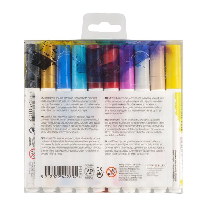 stilouri pentru acuarela ecoline brush pen fashion ro rtl11509808