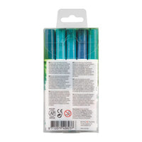 stilouri pentru acuarela ecoline brush pen green blue ro rtl11509909