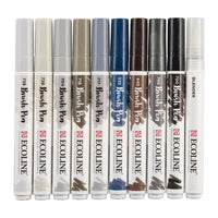 stilouri pentru acuarela ecoline brush pen greys ro rtl11509805