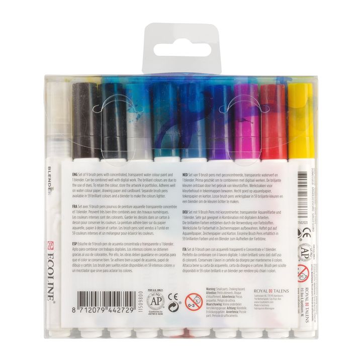 stilouri pentru acuarela ecoline brush pen hand lettering ro rtl11509800
