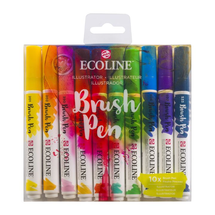 stilouri pentru acuarela ecoline brush pen illustrator ro rtl11509807