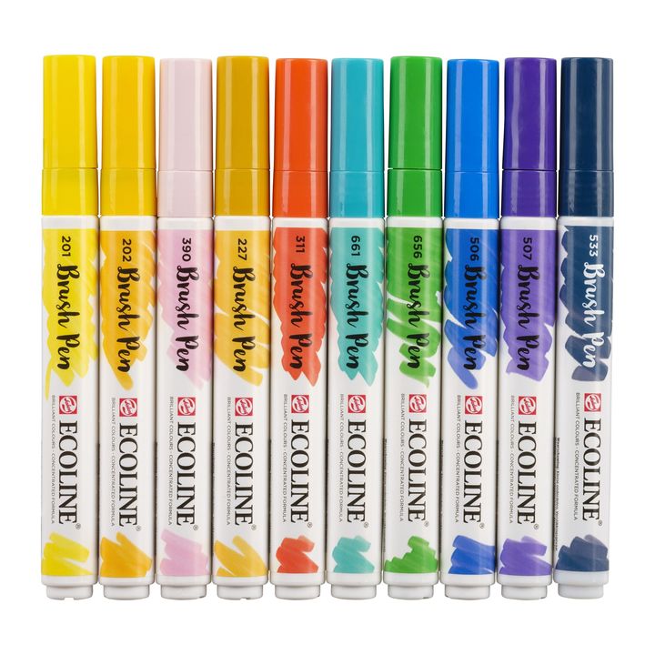 stilouri pentru acuarela ecoline brush pen illustrator ro rtl11509807