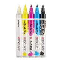 stilouri pentru acuarela ecoline brush pen primary ro rtl11509920