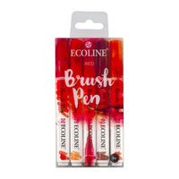 stilouri pentru acuarela ecoline brush pen red ro rtl11509903