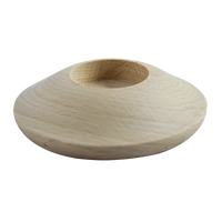 Suport din lemn pentru lumânare pastilă Pentart - disc 3, 10x3 cm