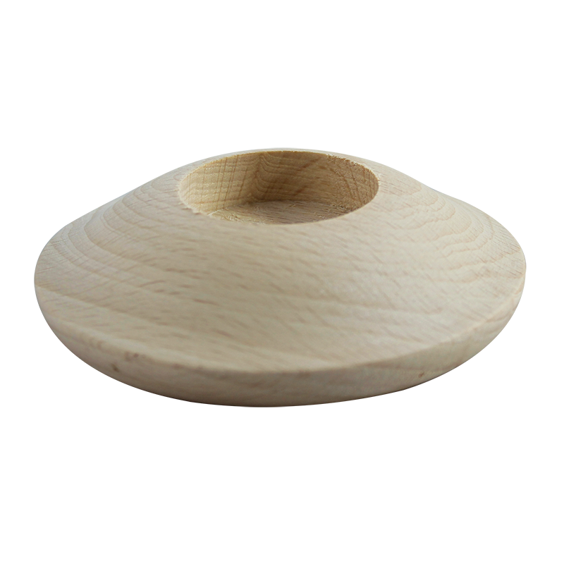 Suport din lemn pentru lumânare pastilă Pentart - disc 3, 10x3 cm