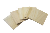 Suporturi din lemn pentru pahare Pentart, pătrate, 10 x 10 x 0,5 cm, set 6 buc