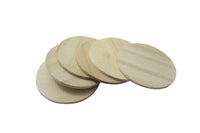 Suporturi din lemn pentru pahare Pentart rotunde 10 x 0,5 cm - 6 buc
