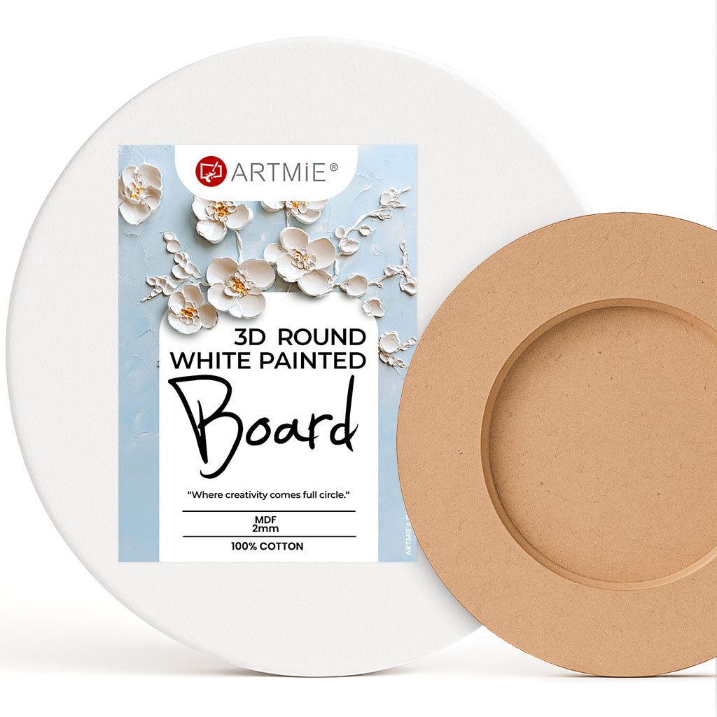 tabla 3d rotunda cu doua fete artmie cu gesso ro pss3dbwp
