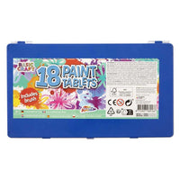 tableta de pictura 18 pcs cu pensula ro rms100036