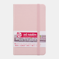 Caiet de schițe ROYAL TALENS Art Creation Pastel Pink 9 x 14 cm, 140 g, 90 file, copertă dură