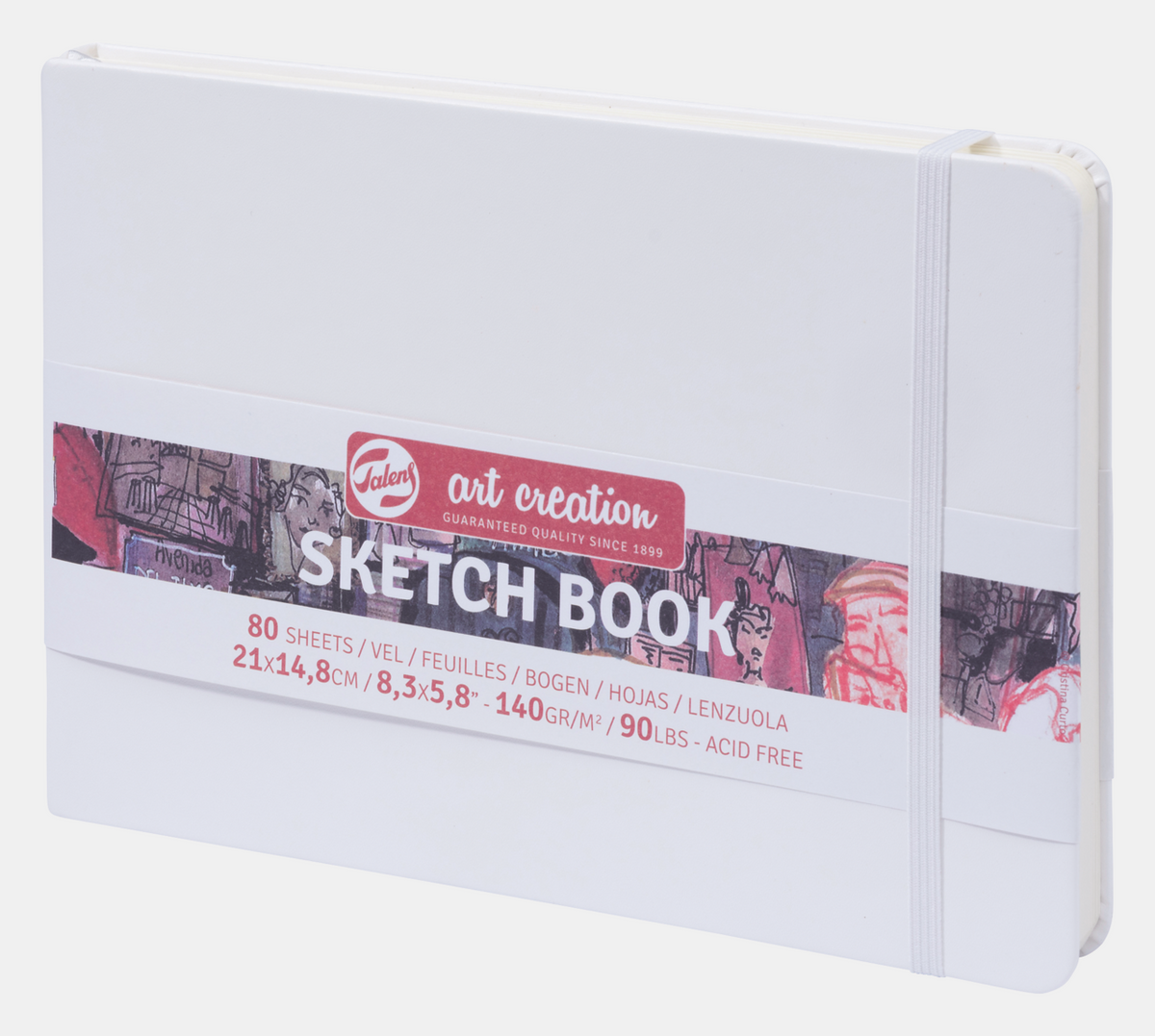 Bloc de schițe ROYAL TALENS Art Creation White 15 x 21 cm, 140 g, 80 file