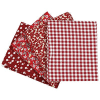 tesatura patchwork rosu 4 buc 45 x 55 cm ro cch441833
