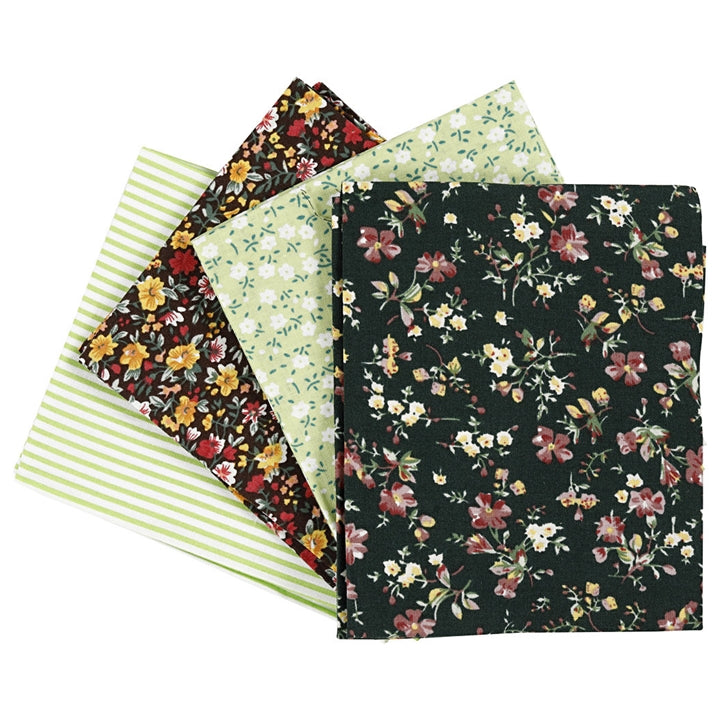 tesatura patchwork verde 4 buc 45 x 55 cm ro cch441831