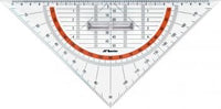triunghi geo cu suport leniar 25 cm ro len70024