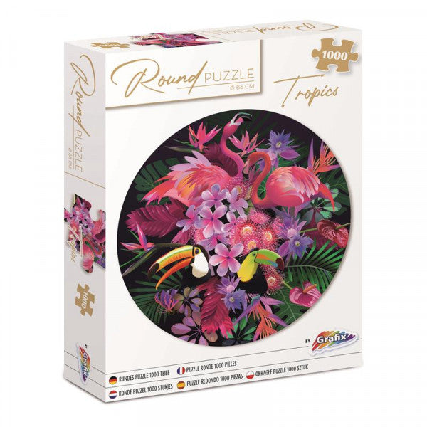 tropics puzzle rotund 68 cm 1000 piese ro rms400054