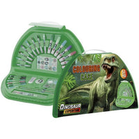 trusa de colorat dino semicirculara 51 buc