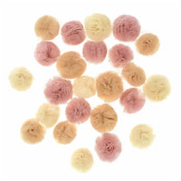 tulle pom poms pentru crafting 24 buc nuante nude ro dpcceoz 175