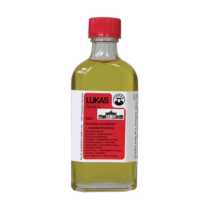 Ulei stand modificat LUKAS Berlin pentru culori de ulei 125 ml