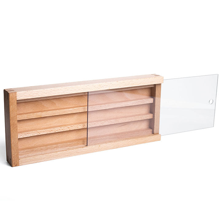 umton cutie din lemn pentru vopsele de acuarela plexiglas ro umt901436