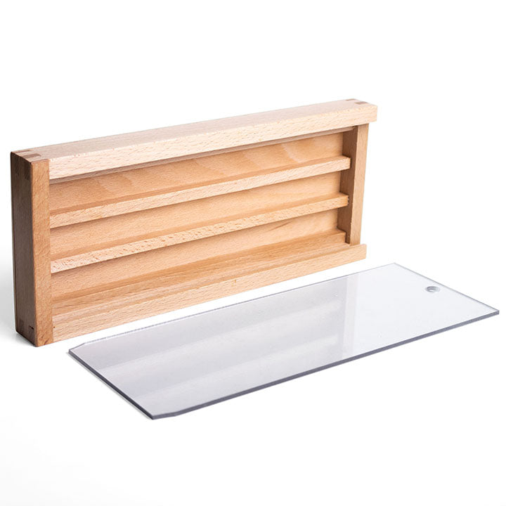 umton cutie din lemn pentru vopsele de acuarela plexiglas ro umt901436