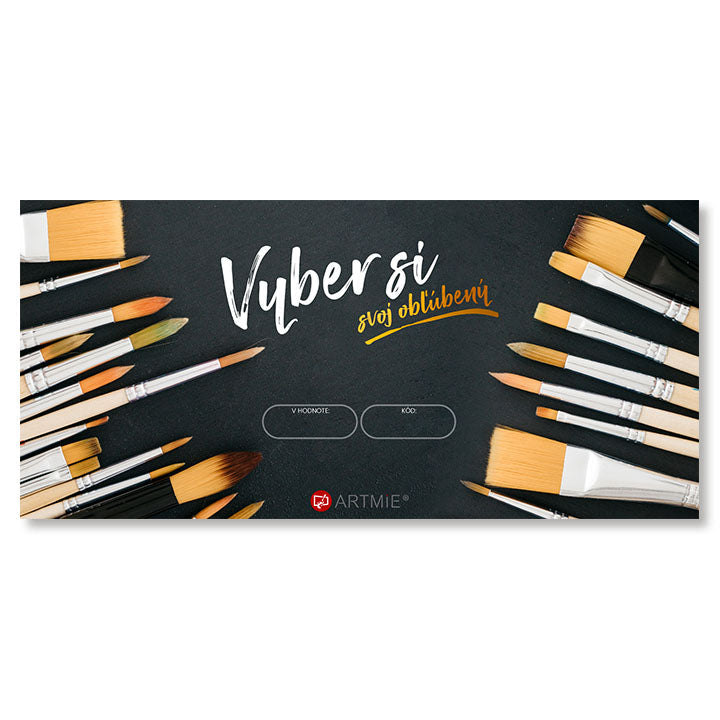 un voucher cadou pentru pensule pentru fiecare artist ro xvabrush