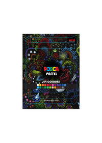 Pasteluri cerate Posca KPA-100 24C, set, culori asortate