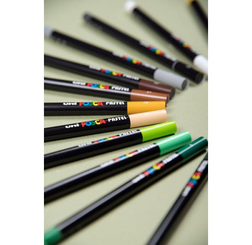 Pasteluri cerate Posca KPA-100 24C, set, culori asortate