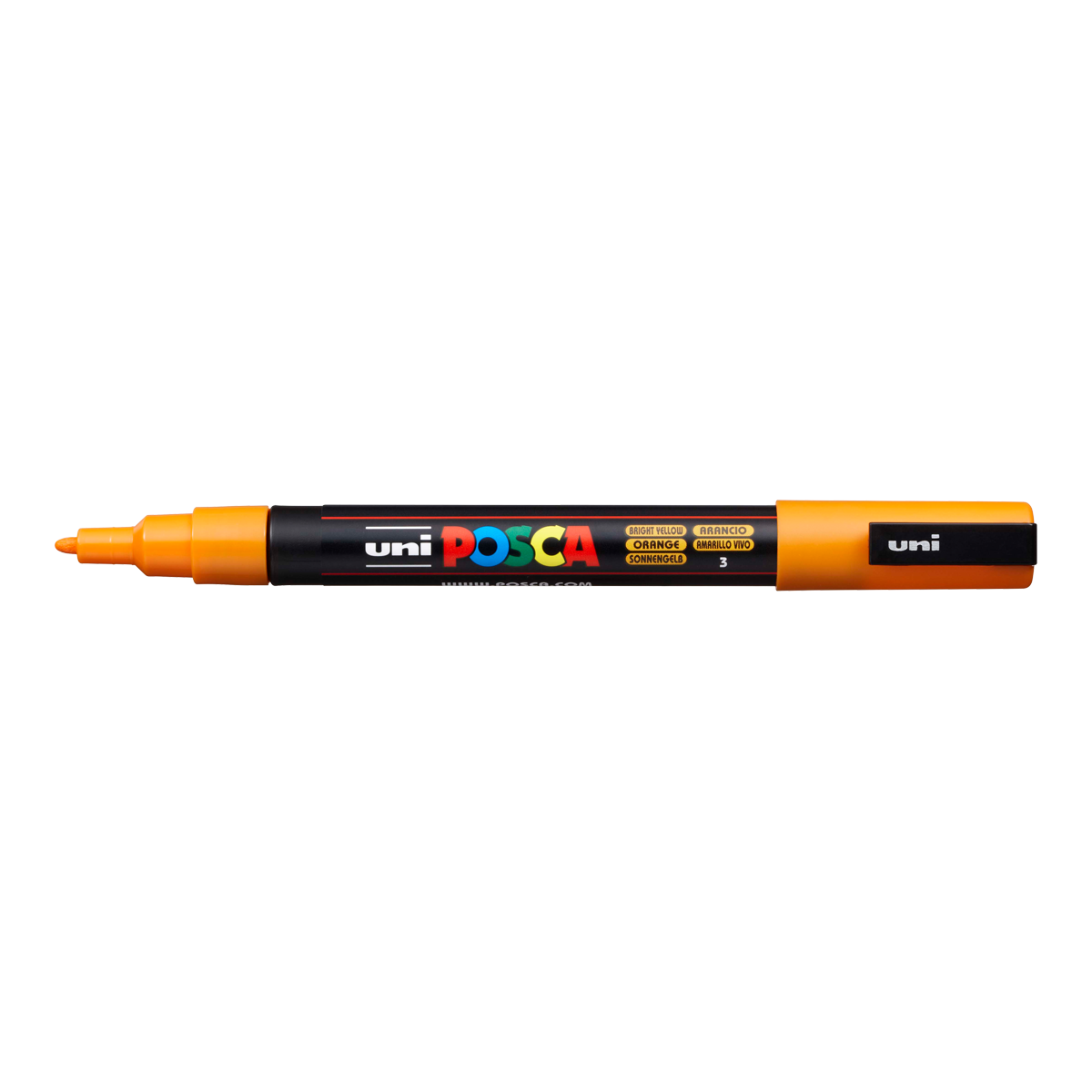 Marker Posca PC-3M – 0,9 - 1,3 mm, galben deschis (3)