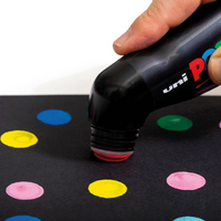 Set markere Posca PCM-22 8C MOP´R, 3 – 19 mm, culori asortate (8 buc)