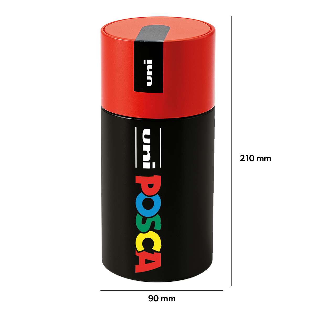 Set combinat markere Posca în cutie metalică – 13 buc (PC-3M, PC-5M, PC-5BR)