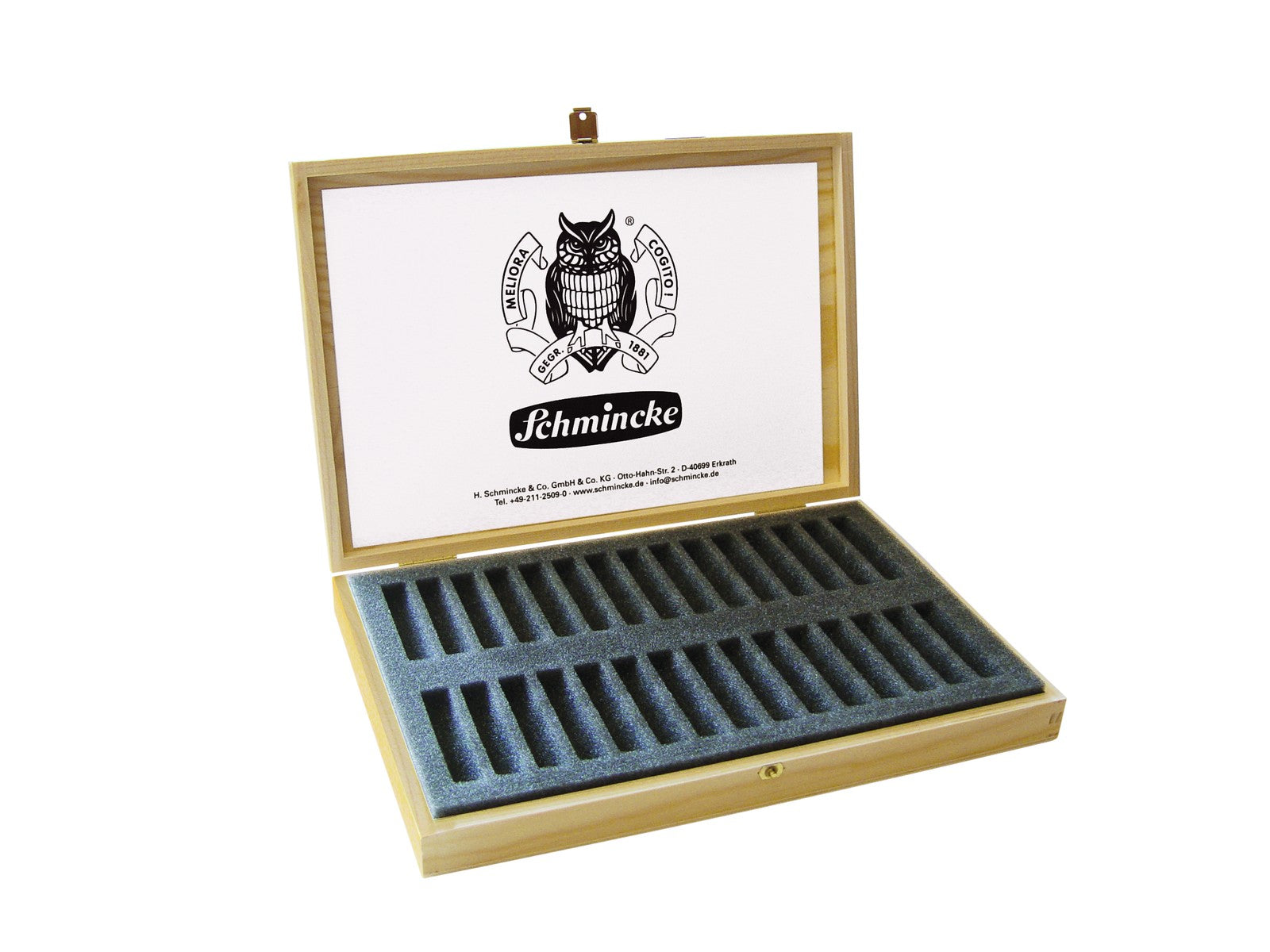 Casetă din lemn pentru 30 pasteluri Schmincke