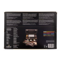 valiza de lux din lemn pentru vopsele de acuarela rembrandt master 42 de tigai de plutire si 14 accesorii ro rtl05840012