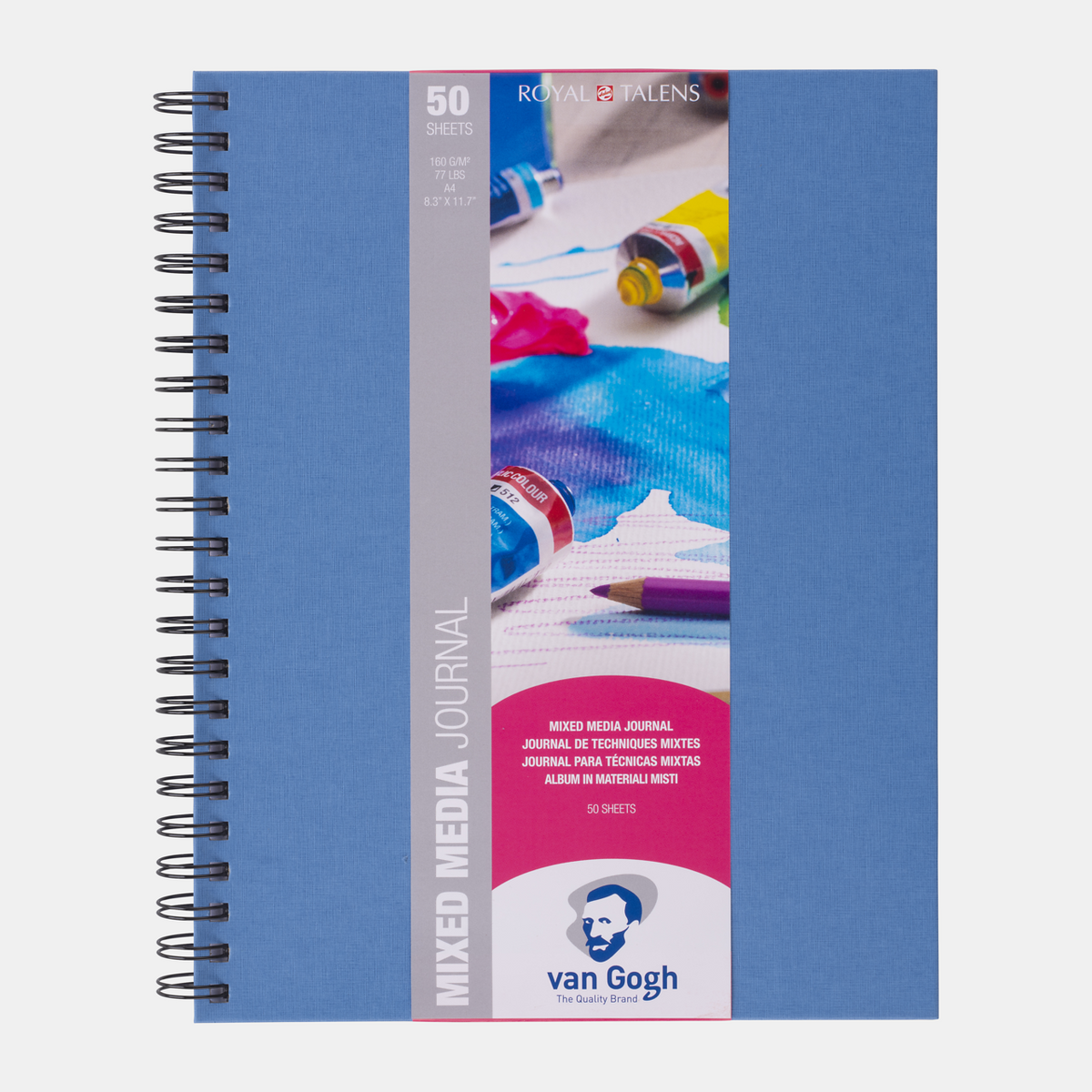 ROYAL TALENS Van Gogh Mix Media bloc 160 g/m² 50 file A4 lipit