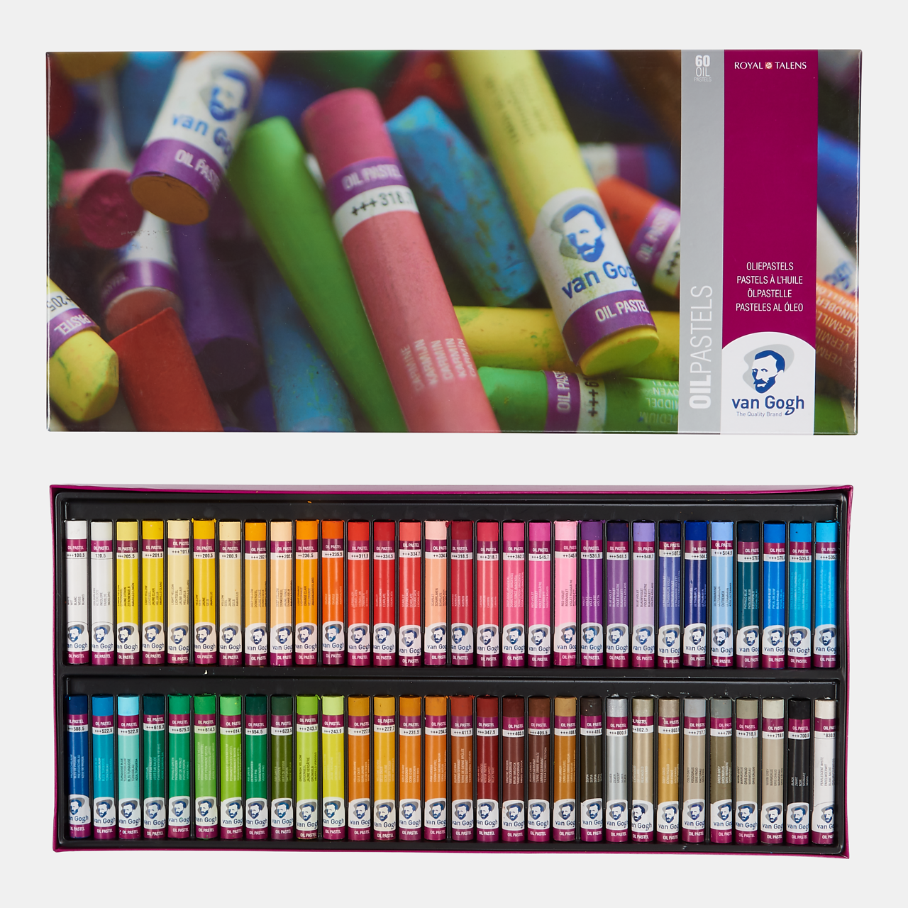 ROYAL TALENS Van Gogh set pasteluri uleioase 60 buc
