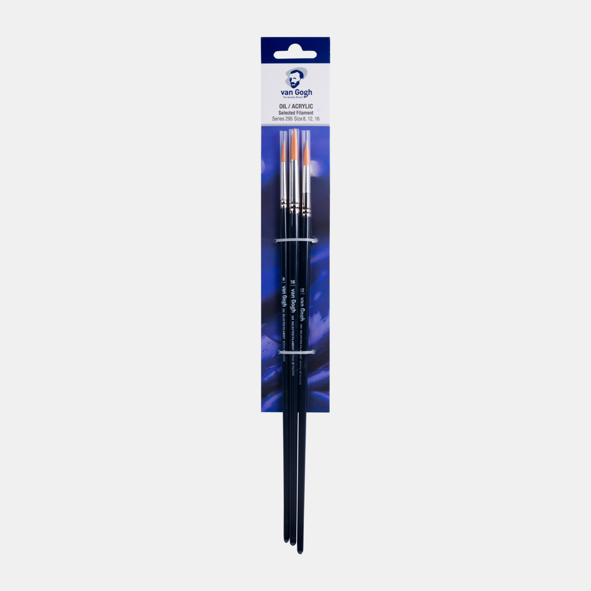 ROYAL TALENS Van Gogh seria 295 set pensule pentru ulei și acrilic, mărimi 8, 12, 16