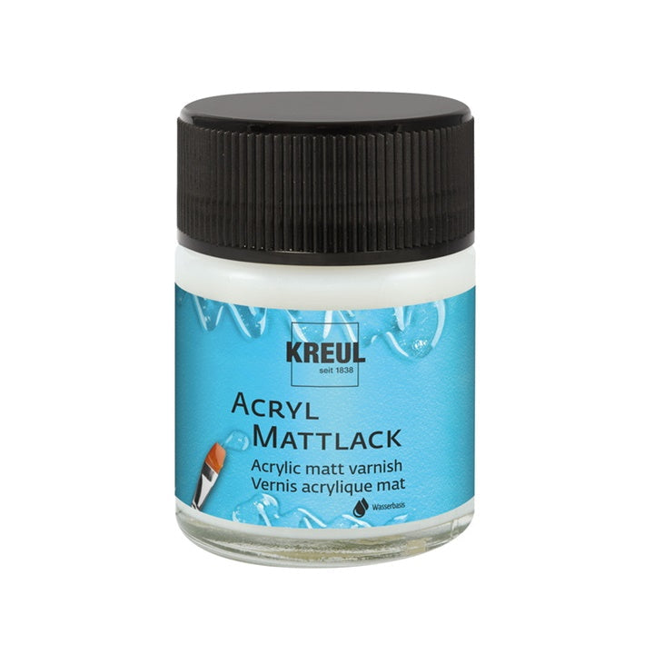 vernis acrilic mat 50 275 ml pe baza de apa hobby line ro krl794mat