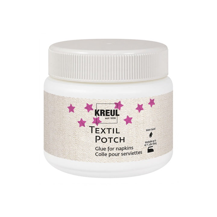 vernis pentru decoupage textil potch 150 ml 250 ml ro krl909