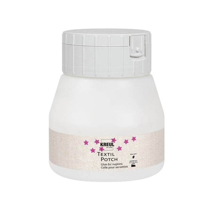 vernis pentru decoupage textil potch 150 ml 250 ml ro krl909