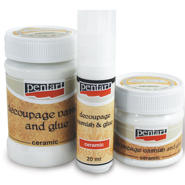 vernis si adeziv pentru decoupage ul pe ceramica 100 ml ro pnt1457