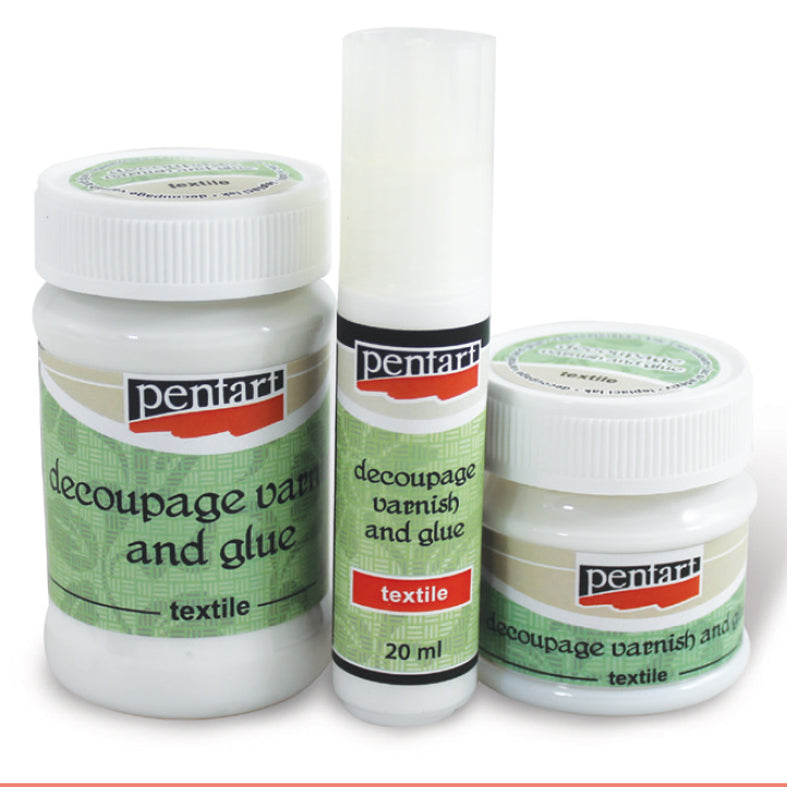 vernis si adeziv pentru decoupage ul pe textil 100 ml ro pnt1456