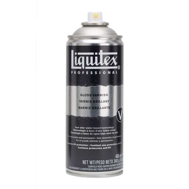 vernis spray lucios pentru finisaj liquitex 400 ml ro liq3950010