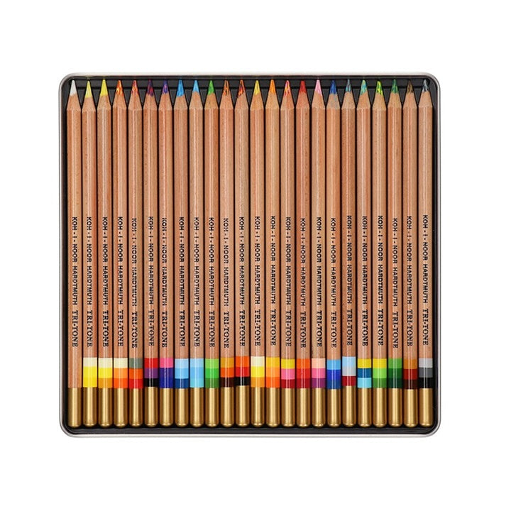 Creioane multicolore TRI-TONE KOH-I-NOOR - alege