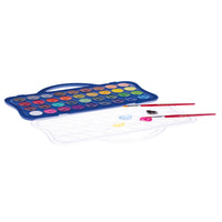 Acuarele GIOTTO Aquarelli diametru 30 mm, 36 culori cu 2 pensule