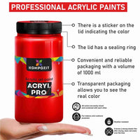 vopsea acrilica acryl pro art composite 1 000 ml diverse nuante ro kztacryl1000