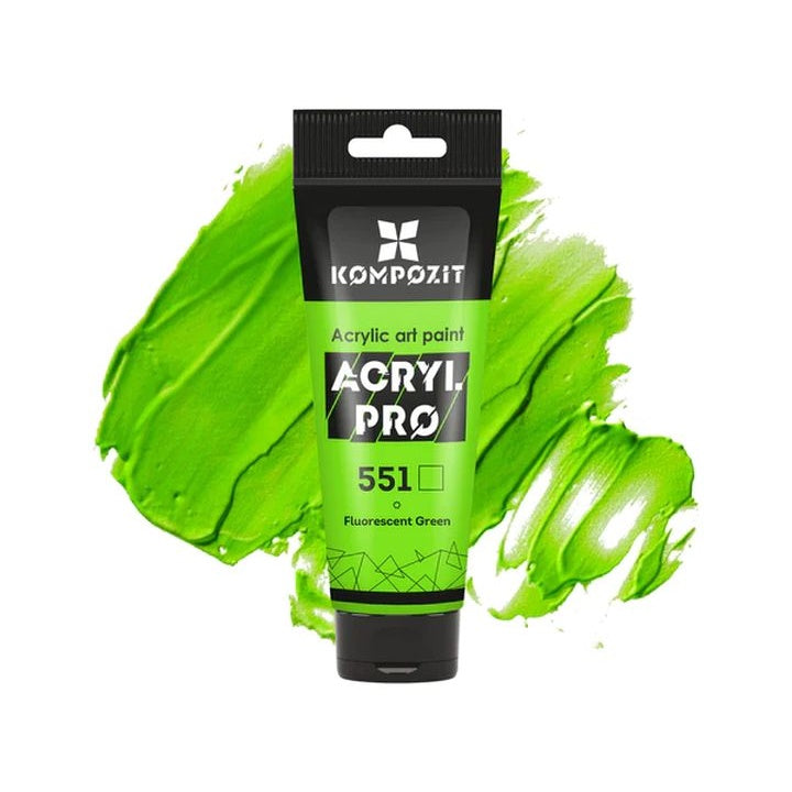 vopsea acrilica fluorescenta acryl pro art composite 75 ml ro kztfluo75